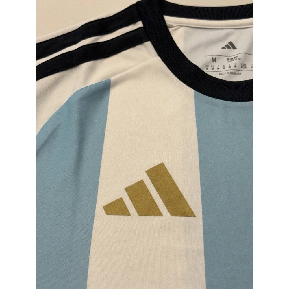 Adidas Argentina 2026 Fan Jersey KA8069 White Ice Blue Mens Medium NWT